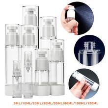 5/10/20/30/50/80/100/120MLvacuum pressure emulsion bottle with lotion pump on travelling cosmetic packaging Empty airless pump 2024 - buy cheap