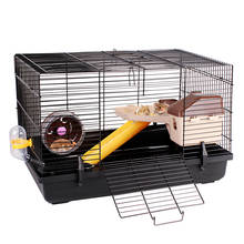 Casa de campo de luxo hamster com base em gaiola 2024 - compre barato