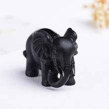 1PC Natural Obsidian Elephant Rock Mineral Specimen Crystal Crafts Home Lucky Items Feng Shui Home Decor 2024 - buy cheap