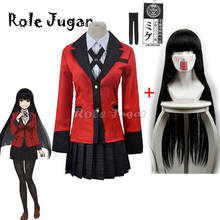AnimeCosplay Costume Compulsive Gambler Runa Yomotsuki Hoodie Women Coat with Socks Yumeko Jabami Jacket Set C80A70 2024 - buy cheap