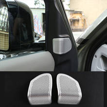 Aluminum Alloy Car Styling for Land Rover Defender 110 130 2020 Audio Speaker Tweeters Cover Trim Silver Car Interior Accessory 2024 - buy cheap