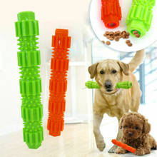 Produtos para animais de estimação brinquedos do cão morder molares resistentes animais de estimação interação do cão tem treinamento divertido roer em brinquedos pode colocar lanche comida para cães vara 2024 - compre barato