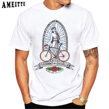 Madonna Del Ghisallo - The Patron Saint of Cycling Print T-Shirt Summer Men Short Sleeve Bicycles Casual Tops Hip Hop Boy Tees 2024 - buy cheap