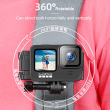 Mochila giratoria de 360 grados para GoPro Hero 9, 8, 7, 6, 5, 4, cinturón de hombro para cámara de acción 2024 - compra barato