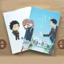 1pcs Anime The Shape Of Voice Nishimiya Shouko Notebook Notepad Journal Diary Stationery Cosplay Prop for Boy Girl 2024 - buy cheap