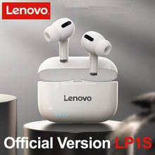 Lenovo LP1S наушники-вкладыши TWS Bluetooth наушники спортивные Sweatproof беспроводные наушники водонепроницаемые наушники стерео наушники гарнитура с микрофоном 2024 - купить недорого