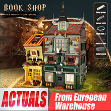 Mould King 16040 creativa Streetview juguetes de la tienda de libros de asamblea de bloques de construcción ladrillos niños juego mental regalos de Modelismo 2024 - compra barato