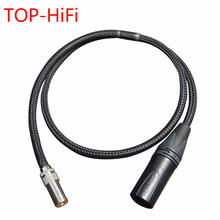 Adaptador de áudio para fone de ouvido, hifi 4pin xlr balanced macho para 4.4mm 5 polegadas 2024 - compre barato
