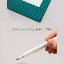 Creative Paper Pen Knife Wear-Resisting Newspaper Hand Book Paper Cutter Tape Ceramic Blade Cutting Knives 13cm 2024 - buy cheap