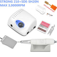 65W Strong 210 marathon SDE-SH20N Brushless Nail Drills Manicure Machine Pedicure Electric Strong 35000RPM File Bits 2024 - buy cheap