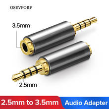 Jack 3.5 mm to 2.5 mm Audio Adapter 2.5mm Male to 3.5mm Female Plug Connector for Aux Speaker Cable Headphones Micphone Adapter 2024 - buy cheap