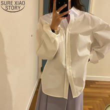 Women Tops Blouses Solid Harajuku White Shirt Clothes Korean Fashion Clothing 2021 Ladies Tops O-Neck  Womens Clothing  2768 50 2024 - buy cheap