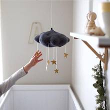 Fashion INS Nordic Home Furnishing Clouds Wall Decorations Children's Room Decoration Photo Props Baby Bed Bed Hanging Bed Bell 2024 - buy cheap