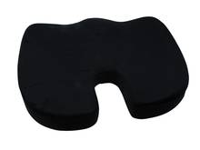 Almofada ortopédica de assento cóccix preta, apoio para lombar, espuma confortável, travesseiro para escritório 5 2024 - compre barato