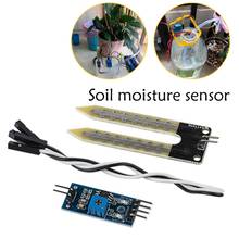 Электронный модуль датчика влажности для обнаружения почвы гигрометр для определения влажности для платы разработки arduino DIY Robot Smart Car Aokin 2024 - купить недорого