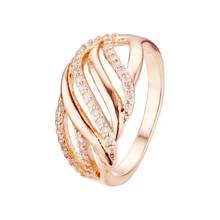 New Arrival Women Rings 585 Rose Gold Color Ring Engagement Jewelry Luxury Top Fashion Cubic Zircon Women Wedding Ring 2024 - buy cheap