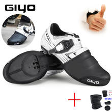 Giyo capa para bicicleta corrida, aquecedor de dedos para ciclismo à prova de chuva para inverno mtb capa para sapatos de bicicleta de estrada 2024 - compre barato