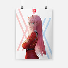 anime girl beautiful anime zero two canvas painting decor wall art pictures study home living room decoration prints poster 2024 - buy cheap