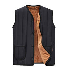 Winter Men Vests Fleece Warm Waistcoat Man Outwear Casual Thermal Soft Vests Thick Windreaker Sleeveless Jackets Clothing 2024 - buy cheap