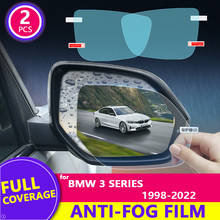 Película de espejo retrovisor HD antiniebla a prueba de lluvia, accesorios para coche, pegatina de espejo para BMW Serie 3 E46 E90 F30 G20 1998 - 2022 2024 - compra barato