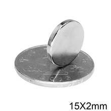 10/20/50/100pcs 15x2 Strong Magnets 15mmx2mm Permanent Small Round Magnet 15x2mm Thin Neodymium Magnet Magnetic 15*2 2024 - buy cheap