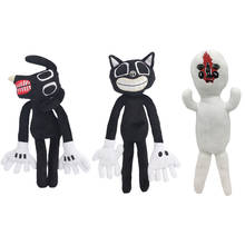25/30cm Siren Head Plush Toy White Black Sirenhead Stuffed Doll Horror Character Figures Peluches Toy For Children Birthday Gift 2024 - buy cheap