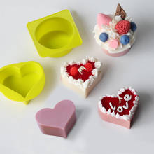 Creative Candle Making Mold Circular Heart Shaped Base Cake Tool DIY Craft Crystal Epoxy Mould Handmade Decor Soap Mold Silicone 2024 - buy cheap