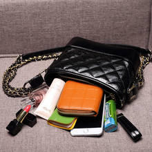 Quilted Women's Clutch Handbags Leather Travel Bag Female Large Shoulder Bag Luxury Big Bags Designer Linger Crossbody Bag 2024 - buy cheap