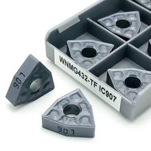 Turning tool WNMG080404 WNMG080408 TF IC907/IC908 carbide insert CNC lathe tool machine tool WNMG080408 parts metal turning tool 2024 - buy cheap