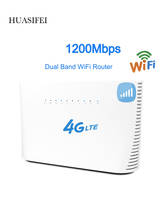 Разблокировка 1200 Мбит/с Wifi роутер 4G LTE cpe мобильный роутер, Поддержка порта LAN Слот для sim-карты портативный беспроводной роутер 4G USB модем wifi 2024 - купить недорого