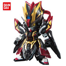 Bandai-figura de acción de Gundam montada, modelo de Anime de los tres reinos Chuang Jie Chuan SD BB Warrior Q versión Xun Yu Strike Noir, Robot de juguete 2024 - compra barato