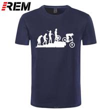 Mountain bike downhill verão engraçado tshirt t camisa dos homens do punk topos hipster algodão bicicleta camiseta verão casual manga curta 2024 - compre barato