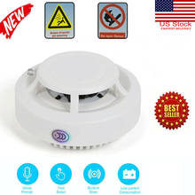 Quality Independent Alarm Smoke Fire Sensitive Detector Home Security Wireless Alarm Smoke Detector Sensor Fire Equipment 2024 - buy cheap