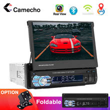 Camecho One din Car radio MP5 Player GPS Navigation Multimedia car audio stereo Bluetooth 7" HD Retractable Autoradio AUX-IN /FM 2024 - buy cheap