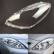 Lente de faro delantero para Nissan Sunny 2011 ~ 2013, cubierta de Faro, luz de coche, carcasa de repuesto 2024 - compra barato