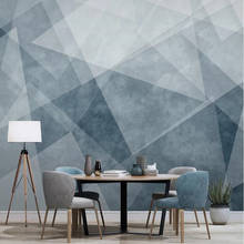 milofi custom large 3d wallpaper mural creative abstract geometric living room sofa background wall decoration painting 2024 - buy cheap