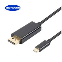 USB-C Trumsoon Type-C к DP Displayport Mini DP адаптер 4K кабель для Macbook Samsung S9 Dex Huawei Mate30 Matebook ТВ проектор 2024 - купить недорого