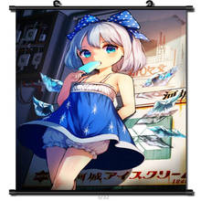 TouHou Project-figura del Anime japonés, encarnada del diablo escarlata, Cirno, decoración para el hogar, película enrollable de pared decorativo 2024 - compra barato