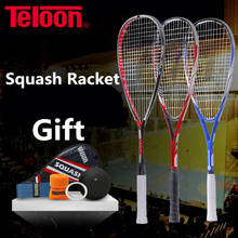 Teloon Squash Racket with String and Ball Professional Racquet Full Carbon Suit Student Beginner Men and Women K023SPA 2024 - buy cheap