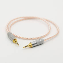 Cable de actualización para auriculares, conector de Audio macho a macho, con chapado en oro de 2,5mm a 2,5mm, TRRS equilibrado de 4 pines, 8 colores, cobre plateado 2024 - compra barato
