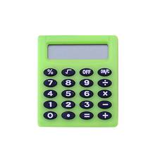 Mini calculadora eletrônica portátil da cor dos doces calculadora estudantes uso escolar 2024 - compre barato