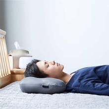Poliéster fronha capa bolas de ar enchimento beleza dormir travesseiro para sono pescoço terapia massagem encosto de cabeça travesseiros com caso 2024 - compre barato