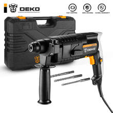 DEKO DKRH20H3 Multifunctional Rotary Hammer with BMC&3pcs Accessories Electric Demolition Hammer Impact Drill Punch Power Tools 2024 - buy cheap