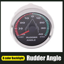 85mm Rudder Angle Indicator Gauge Meter With Mating Sensor 52mm Marine Angle Meter 0-190 ohm With 8 Color Backlight 2024 - buy cheap