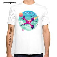 Japão manga vapor swordfish e vapor onda estética impressão t camisa para homem camiseta homme harajuku topos 2024 - compre barato