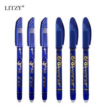 4/8Pcs/Set Erasable Gel Pen 0.5mm Erasable Pen Refill Rod Blue Ink Washable Handle for School Stationery Office Writing Tools 2024 - buy cheap