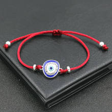 Trendy Blue Evil Eye Black/Wine/Red Rope Thread Bracelet Men Handmade Braid Rope Bracelets For Women Couples Best Friend Jewelry 2024 - buy cheap