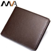 MVA Male Wallet Personalized Wallets Men Leather Slim Mens Front Pocket Wallet Man Credit Card Holder carteras hombre billeteras 2024 - buy cheap