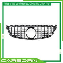 Front Racing Grille For Mercedes Benz C-class W205 C63 2014 2015 2016 2017 2018 with Emblem GT Sport Style for-AMG Version 2024 - buy cheap