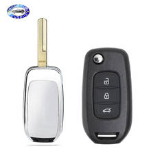 3 Buttons Folding Remote Car Key Shell Case Fob for Renault Koleos Kadjar Captur Symbol Megane 3 2024 - buy cheap